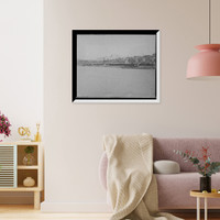Historic Framed Print, [Waterfront, panorama of Vicksburg, Miss.] - 3,  17-7/8" x 21-7/8"