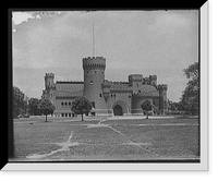 Historic Framed Print, [Ohio State University, the armory, Columbus, Ohio],  17-7/8" x 21-7/8"