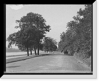 Historic Framed Print, [The Schuylkill drive, Fairmount Park, Philadelphia, Pa.],  17-7/8" x 21-7/8"