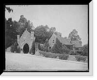 Antique Scenic Print - Philadelphia, Pennsylvania - Lodge gate, Harrison