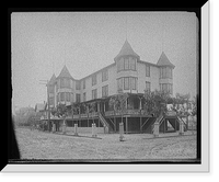 Historic Framed Print, [Edgeton Inn, Wildwood, N.J.],  17-7/8" x 21-7/8"