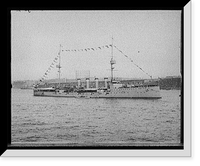 Historic Framed Print, [Duke of Edinburgh, British cruiser],  17-7/8" x 21-7/8"