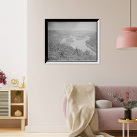 Historic Framed Print, [Up the Delaware from Prospect Rock, Delaware Water Gap, Pa.],  17-7/8" x 21-7/8"