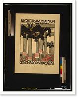 Historic Framed Print, Za ceskou samostatnost Ceske narodni sdruzeni. PV.,  17-7/8" x 21-7/8"