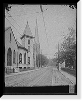 Historic Framed Print, [Broadway & Fifth Avenue, looking east, Knoxville, Tenn.],  17-7/8" x 21-7/8"