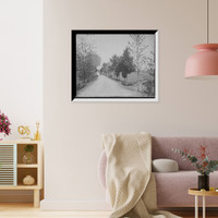 Historic Framed Print, [Alexander Bridge Road, Chickamauga, Ga.],  17-7/8" x 21-7/8"