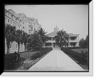 Hotel Royal Poinciana, east facade, Palm Beach, Fla, Vintage Wall Art