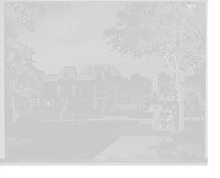 Historic Framed Print, [Opera house from Plaza Ferdinand VII, Pensacola, Fla.],  17-7/8" x 21-7/8"