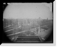University of Michigan campus from east, Ann Arbor, Mich. Classic, Antique Print