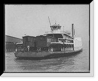 Southern Pacific Railroad transfer boat carrier, New Orleans, La, Historic Reproduction