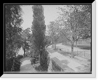 Historic Framed Print, [Riverside Drive and Riverside Park, New York, N.Y.],  17-7/8" x 21-7/8"