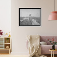 Historic Framed Print, [North view of United States Capitol, Washington, D.C.],  17-7/8" x 21-7/8"