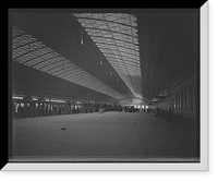 Historic Framed Print, [Train concourse, new Union Station, Washington, D.C.],  17-7/8" x 21-7/8"