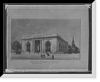 Proposed new building for State Savings Bank, Detroit, Antique Poster