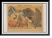 Creacutedit Lyonnais. Souscrivez au 4e Emprunt National - 2 Classic, Historic Reproduction