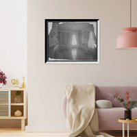 Historic Framed Print, [Mr. Hugh R. McCullough residence, a room, Lake Forest, Ill.],  17-7/8" x 21-7/8"