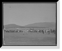 Taylor putting on the fifth green, Mount Pleasant House, White Mountains, Antique Wall Art