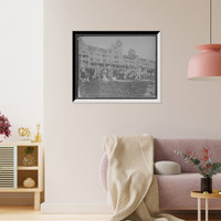 Historic Framed Print, Graham driving from first tee, afternoon match, Mount Pleasant House, White Mountains,  17-7/8" x 21-7/8" Historic Framed Print, Graham driving from first tee, afternoon match, Mount Pleasant House, White Mountains,  17-7/8" x 21-7/8"
