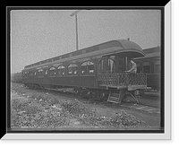 Historic Framed Print, [Pere Marquette Railroad parlor car no. 25],  17-7/8" x 21-7/8"
