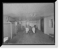 Historic Framed Print, [The Firs, dining room, New Baltimore, Mich.],  17-7/8" x 21-7/8"