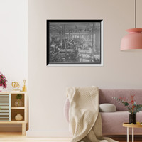 Historic Framed Print, [Richmond & Backus Co. print shop, Detroit, Mich.],  17-7/8" x 21-7/8"