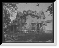 Mrs. Hubbard residence, corner Second and Joy, Detroit, Mich, Vintage Wall Art