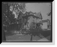 Mrs. Hubbard's residence, corner Second and Joy, Detroit, Mich. Classic, Vintage Print