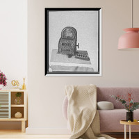 The Caille-Schiemer Co. roulette machine, a little larger Classic, Historic Print