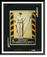 Zeichnet 8. Kriegsanleihe. R.K, Antique Wall Art