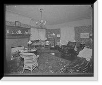 Historic Framed Print, [Residence of Albert E. Silk, reception room, Detroit, Mich.] - 2,  17-7/8" x 21-7/8"