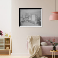 Historic Framed Print, [Detroit, Mich., residence of A.E. Silk, bedroom],  17-7/8" x 21-7/8"