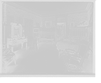 Historic Framed Print, [Residence of Mrs. H.C. Parke, bed room, Detroit, Mich.] - 2,  17-7/8" x 21-7/8"