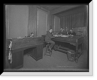 Historic Framed Print, [Shipping office, Leland & Faulconer Manufacturing Co., Detroit, Mich.],  17-7/8" x 21-7/8"