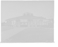 Circular building, possibly a pavilion, in a park in New York State, Antique Poster