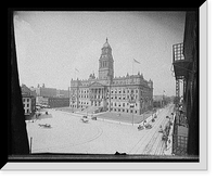 Historic Framed Print, [Wayne County Building, Detroit, Mich.] - 3,  17-7/8" x 21-7/8"