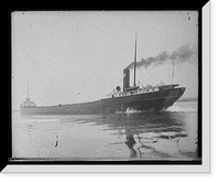 Freighter Daniel J. Morrell under steam, Antique Poster