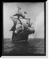 Historic Framed Print, [Replica of Santa Maria],  17-7/8" x 21-7/8"