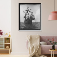 Historic Framed Print, [Replica of Santa Maria],  17-7/8" x 21-7/8"