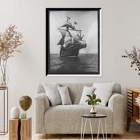 Historic Framed Print, [Replica of Santa Maria],  17-7/8" x 21-7/8"