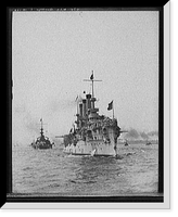U.S.S. Brooklyn & Massachusetts Classic, Antique Print