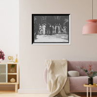 Soldiers and newsboy in plaza, probably Havana, Cuba, or possibly Mexico Classic, Antique Poster