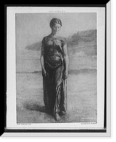 Historic Framed Print, Woman bathing,  17-7/8" x 21-7/8"