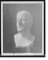 Portrait of a Roman, (terra cotta), Roman, first century B.C. Classic, Vintage Wall Art