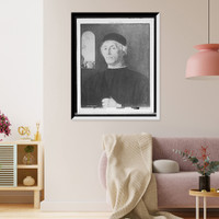 Historic Framed Print, Portrait called Giovanni Bentivoglio,  17-7/8" x 21-7/8"