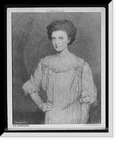 Historic Framed Print, An American girl,  17-7/8" x 21-7/8"