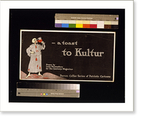 Historic Framed Print, A toast to Kultur,  17-7/8" x 21-7/8"