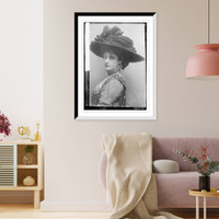 Historic Framed Print, Miss May Schneider in "Traviata",  17-7/8" x 21-7/8"