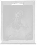 Historic Framed Print, Man with knife,  17-7/8" x 21-7/8"