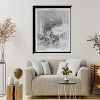 Historic Framed Print, Gypsies going to the fair,  17-7/8" x 21-7/8"
