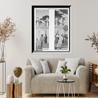Historic Framed Print, [Love's pilgrimage ; Call to joy],  17-7/8" x 21-7/8"